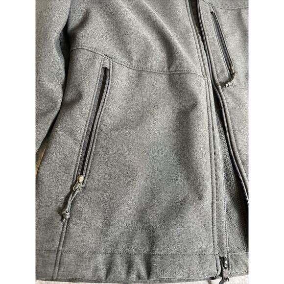 Womens The North Face Soft Shell Jacket Wind Wall dark grey/charcoal Size medium - Picture 6 of 16